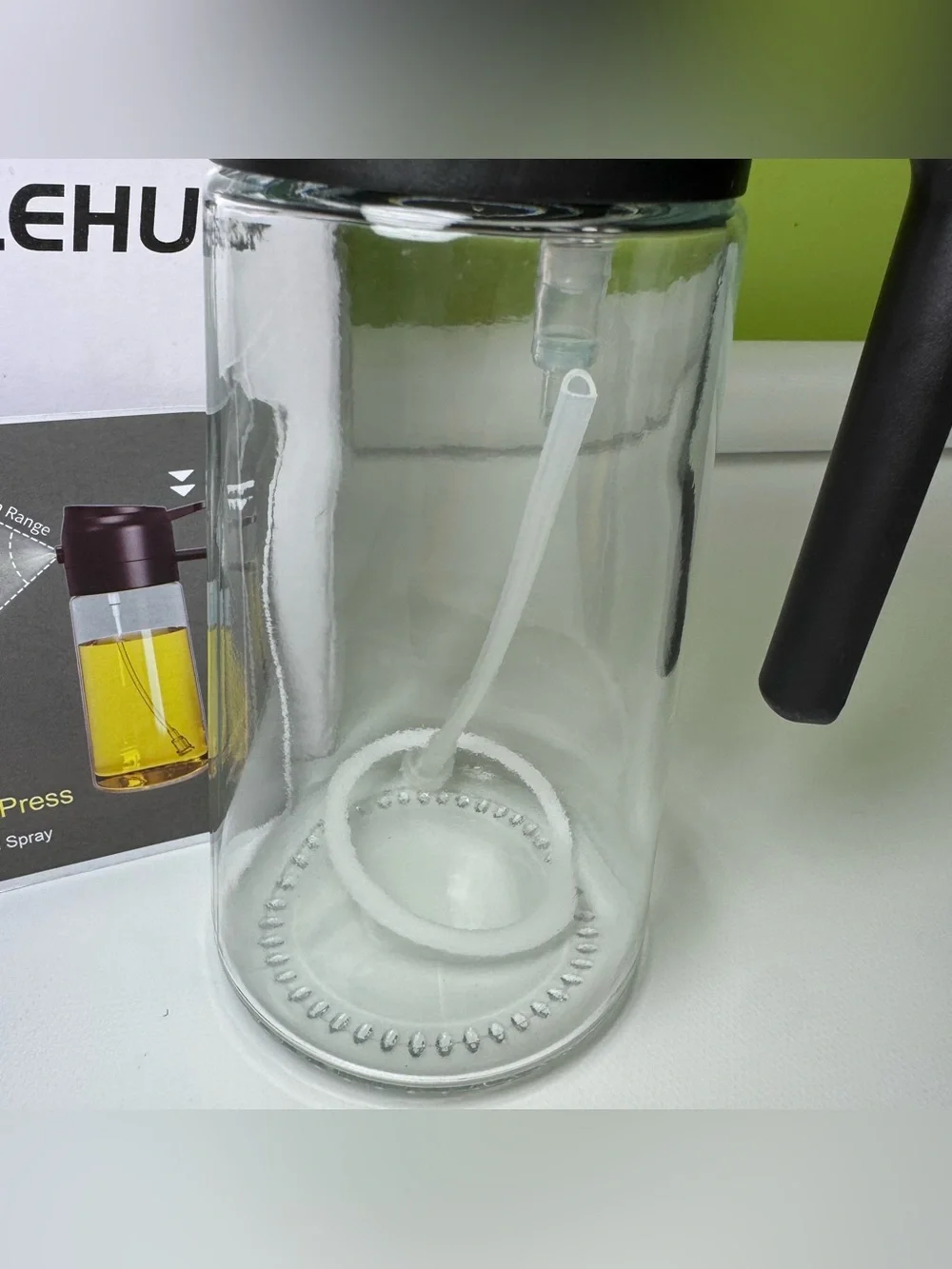 Julehui 2-in-1 kitchen dispenser glass NWT
